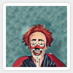 Creepy Clown Sticker